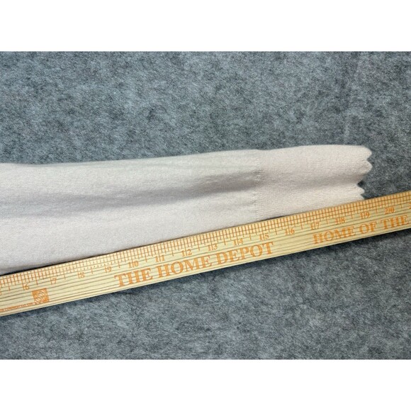 Nanette Lepore Pink 100% Cashmere Long Sleeve Sweater Soft 2 Ply Size Large - Picture 9 of 11